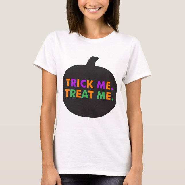 Camiseta Trick Me Trate, Multi-Colores (Anverso)