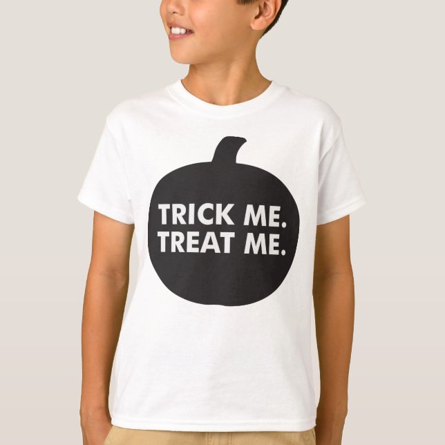 Camiseta Trick Me Trick, Black White T-Shirt (Anverso)
