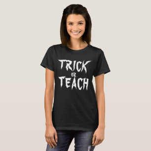 Camiseta TRICK O ENSEÑANZA FUNNY MAESTRO HALLOWEEN T-Shirt