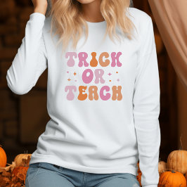Camiseta Trick o Teach Retro T-Shirt