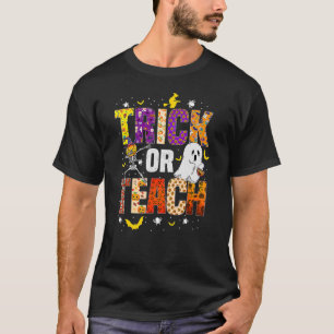 Camiseta Trick O Teach Teacher Costume Halloween 2022 3