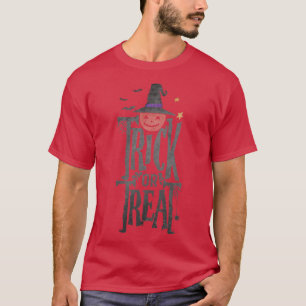 Camiseta TRICK O TRATAMIENTO TREAT Creepy Halloween Jack o 