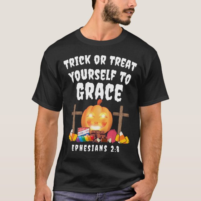 Camiseta Trick o tratarte a ti mismo con gracia (Anverso)