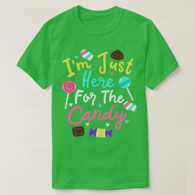 Camiseta Trick o trato de Candy Halloween (Diseño del anverso)