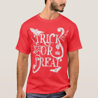 Camiseta Trick O Trato De Halloween Costume 4084