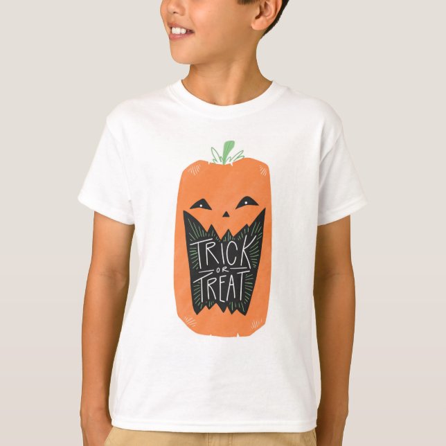 Camiseta Trick o Treat Jack-O-Lantern (Anverso)
