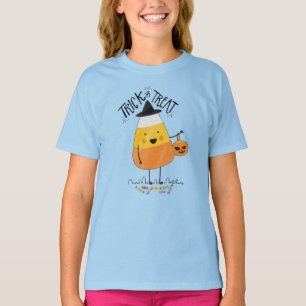Camiseta Trick o Trek Candy Corn Halloween Sleeve Shirt