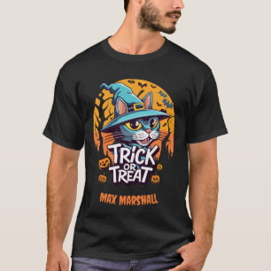 Camiseta Trick o Trek Cat - Crawlies espeluznante Naranja N