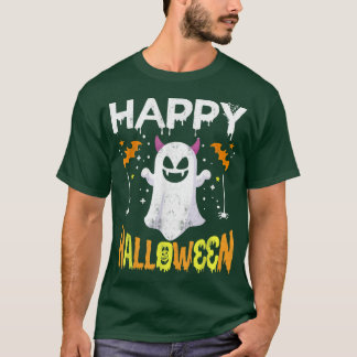 Camiseta Trick O Trek Halloween Shirt Ghost Pumpkin Feliz