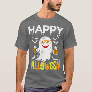 Camiseta Trick O Trek Halloween Shirt Ghost Pumpkin Feliz