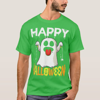 Camiseta Trick O Trek Halloween Shirt Ghost Pumpkin Feliz
