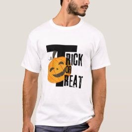 Camiseta Trick O Trek Halloween Smile Calabaza