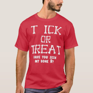 Camiseta Trick O Trek Lazy Halloween Costume Funny Bone S