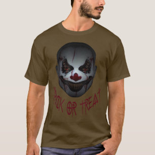 Camiseta Trick o Trek Scary Payaso disfraz de Halloween 