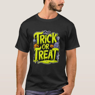 Camiseta Trick o Treoky Spooky Slime Art