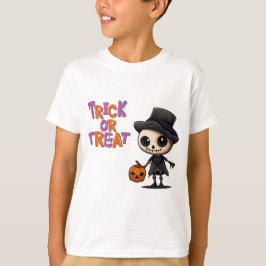 Camiseta Trick o Tret Little Skeleton T-Shirt