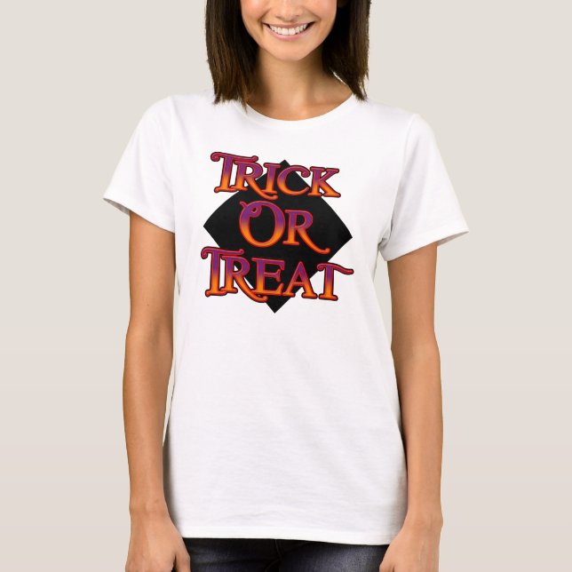 Camiseta Trick o Tret T Shirt (Anverso)