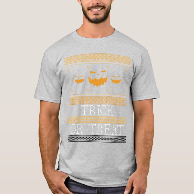 Camiseta Trick o Tret Trio Halloween T-Shirt (Anverso)