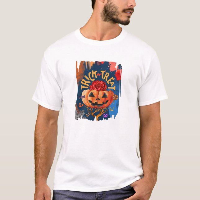 Camiseta Trick or Treat (Anverso)
