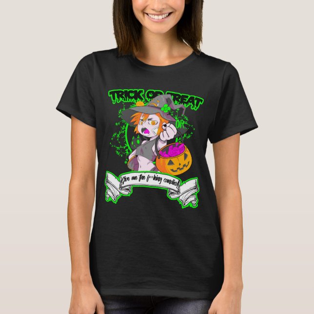 Camiseta Trick or Treat (Anverso)