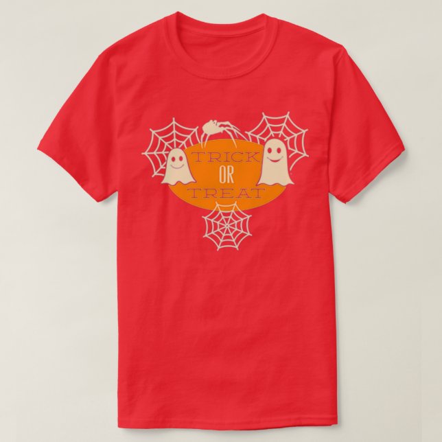 Camiseta Trick Or Treat 13 (Diseño del anverso)