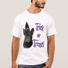 Camiseta Trick-or-Treat-Bulldog francesa
