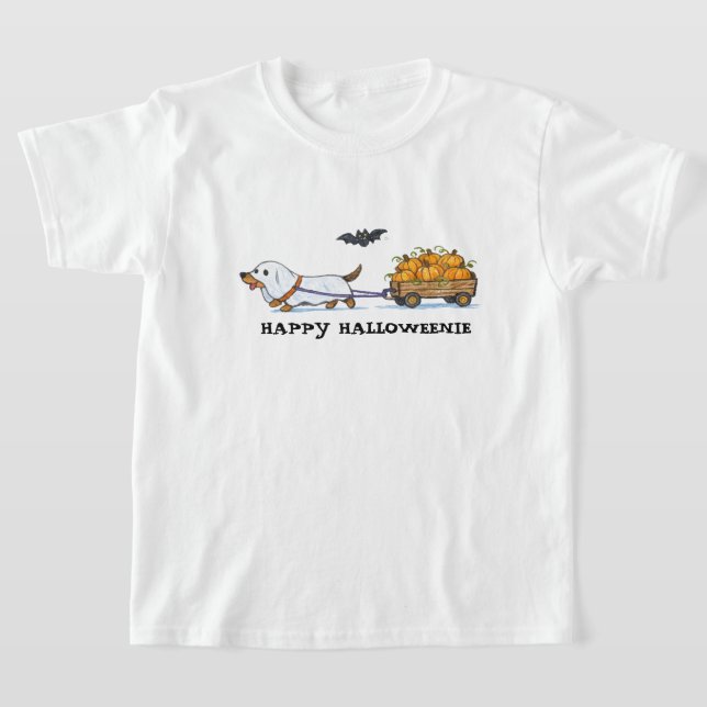 CAMISETA TRICK OR TREAT DACHSHUND  (Distribución)
