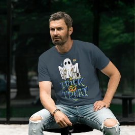 Camiseta Trick or Treat Halloween T-Shirt masculino