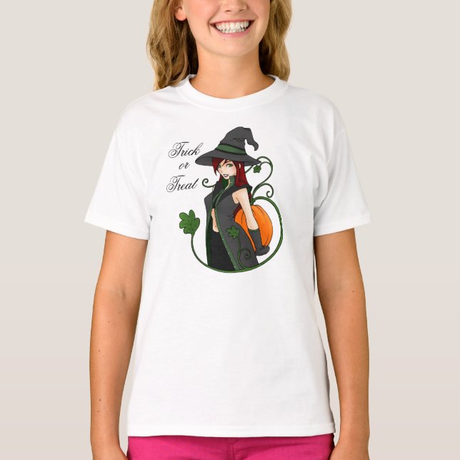 Camiseta Trick-or-Treat Long-Sleeve (Anverso)