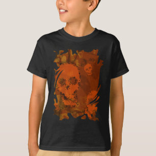 Camiseta 'Trick or Treat? Naranja de Skull Specter