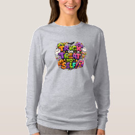 Camiseta Trick Or Treat Tú Mismo Vibraciones de Halloween 