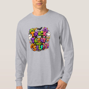 Camiseta Trick Or Treat Yo' Self Vibraciones de Halloween 
