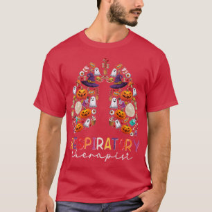 Camiseta Trick Or Treatment Respiratory Therapist Nurse Hal