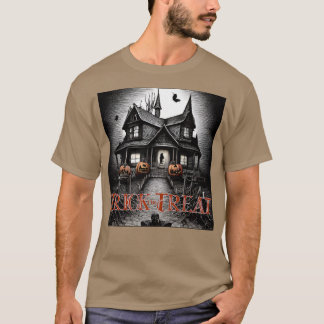Camiseta Trick or Treoky casa embrujada con JackoLant