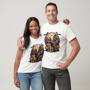 Camiseta Trick-or-Tret-Trick-or-Treoky T Rex Retriever