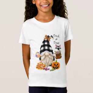 Camiseta Trick or Treth Halloween Gnome