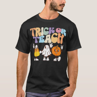 Camiseta Trick oreach Cute Halloweeneacher boy