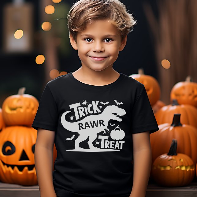 Camiseta "Trick Rawr Treat Dinosaur – Halloween T-Rex Gift (Subido por el creador)
