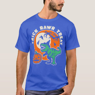 Camiseta Trick Rawr Treat Witch Halloween Dinosaur TRex Fun
