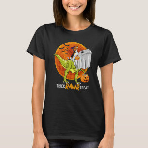 Camiseta Trick Rawr Tret Beagle Ride Dinosaur Halloween