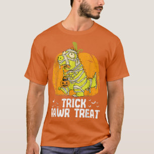 Camiseta Trick Rawr Tret Halloween Costume Calabaza Dinosau