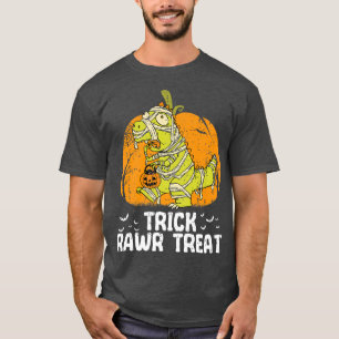 Camiseta Trick Rawr Tret Halloween Costume Calabaza Dinosau