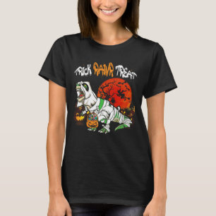 Camiseta Trick Rawr Tret Halloween Dinosaur T Rex Pumpkin