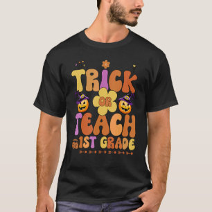 Camiseta Trick Retro O Teach Ghost Maestre de primer grado 