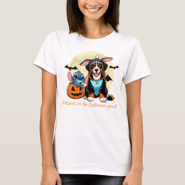 Camiseta ¡Tricksters en el trinquete de Halloween! (Anverso)