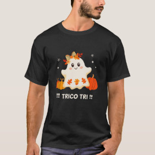 Camiseta Trico Tri Cute Halloween Spookeen Espana Fantasma 
