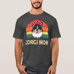 Camiseta Tricolor Corgi Mom TriColored Corgi Regalos para e