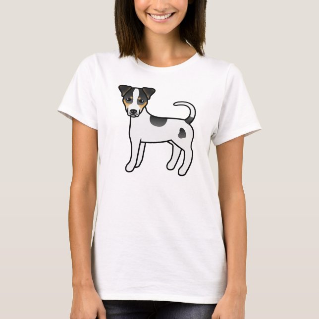 Camiseta Tricolor Smooth Coat Parson Russell Terrier (Anverso)