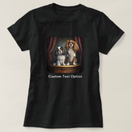 Camiseta Tricolor y Blenheim Cavalier King Charles