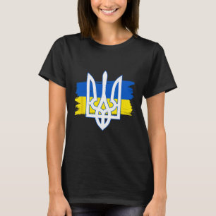 Camiseta Tridente de la Bandera de Ucrania - Tryzub Patriót